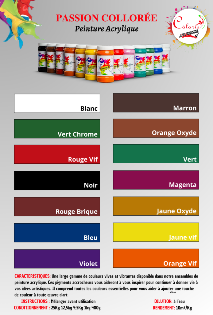 CATALOGUE PASSION COLOREE